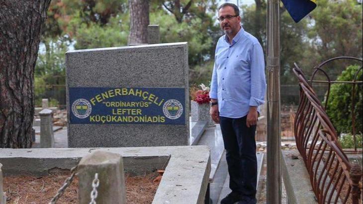 Bakan Kasapoğlu, Lefter Küçükandonyadis'i andı