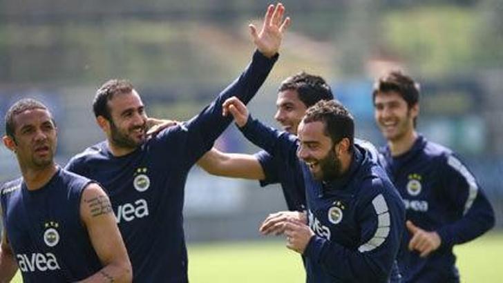 Fenerbahçe'de neşeli idman