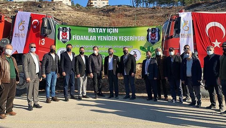 Beşiktaş'tan Hatay'a 1903 fidan