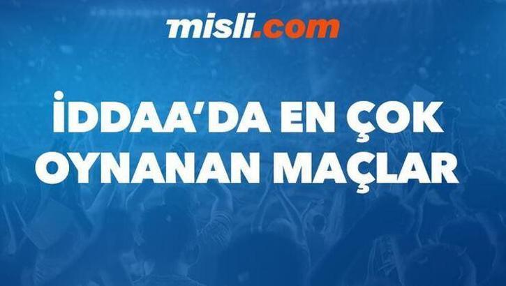 Misli.com'da günün en çok oynanan maçları