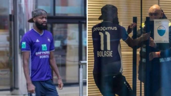 Antwerp'in forveti Didier Lamkel Ze, Anderlecht formasıyla idmana geldi, içeri alınmadı!