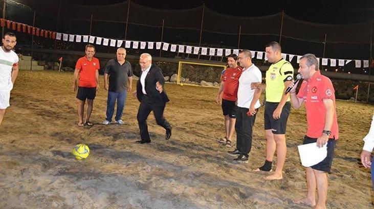 TFF Plaj Futbolu Ligi İskenderun etabı başladı