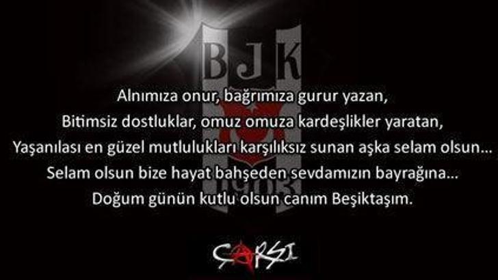 Çarşı'dan 107. yıl mesajı