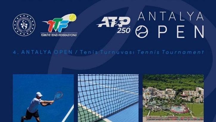 Antalya Açık Tenis Turnuvası'nda maçlar yarın başlayacak