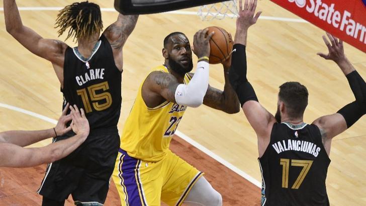 Lakers, Memphis'i yenerek galibiyet serisini sürdürdü