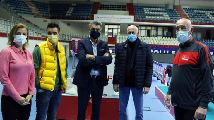 Guidetti'den A Milli Erkek Voleybol Takımı'na ziyaret
