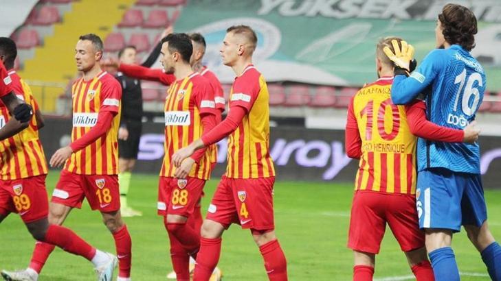 Kayserispor'un galibiyet hasreti 11 maça çıktı