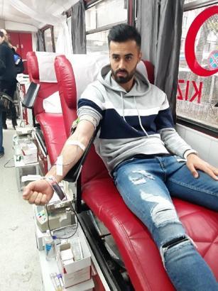 Karacabey Belediyespor'dan kan bağışına destek