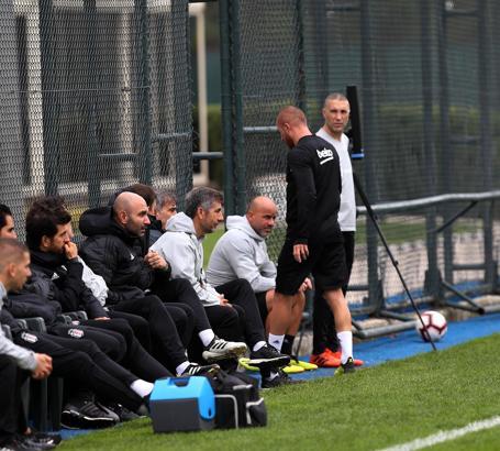 Beşiktaş'ın idmanında her şey var