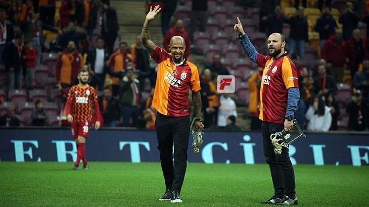 Galatasaray'dan Melo ve Ujfalusi'ye plaket
