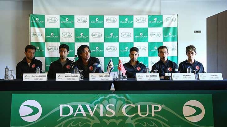 Antalya'da Davis Cup heyecanı başladı