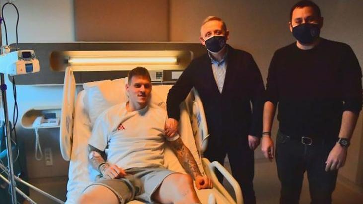 Gümüşdağ ve Eröğüt'ten Skrtel'e ziyaret
