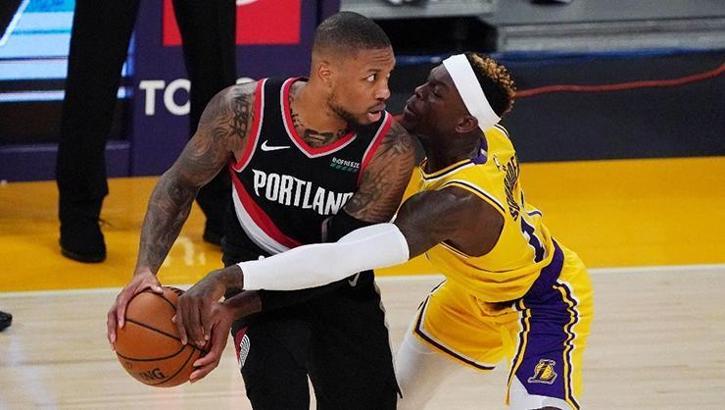 NBA'de bugün: Los Angeles Lakers - Portland Trail Blazers maç sonucu: 107-115