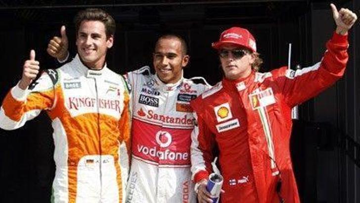 İtalya'da ilk cep Hamilton'un!