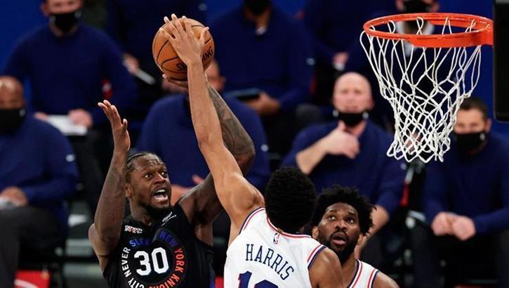 NBA'da bugün: New York Knicks - Philadelphia 76ers maç sonucu: 89-109