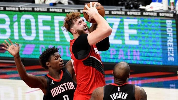 NBA'de bugün: Portland Trail Blazers - Houston Rockets maç sonucu: 128-126