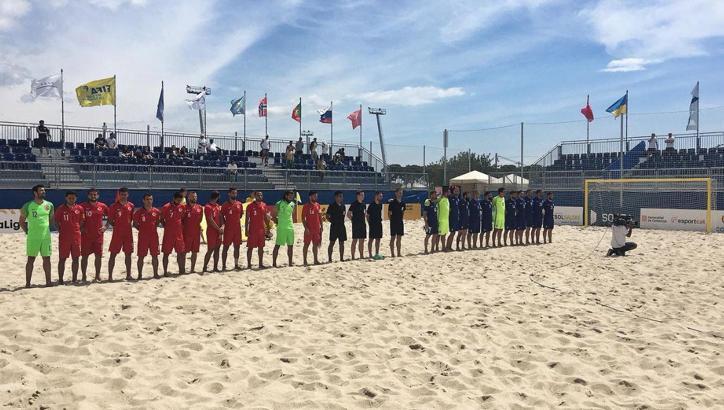 Plaj Futbolu Milli Takımı, Yunanistan karşısında mağlup oldu