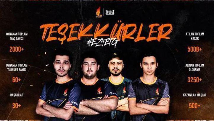 Etiget PUBG takımı dağıldı