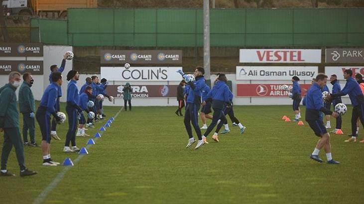 Trabzonspor, Galatasaray maçı hazırlıklarını sürdürüyor