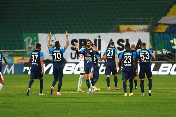 Çaykur Rizespor'da üç puan sevinci