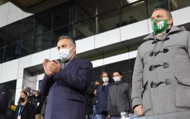 Başkan Aktaş, Bursasporlu oyuncuları tebrik etti