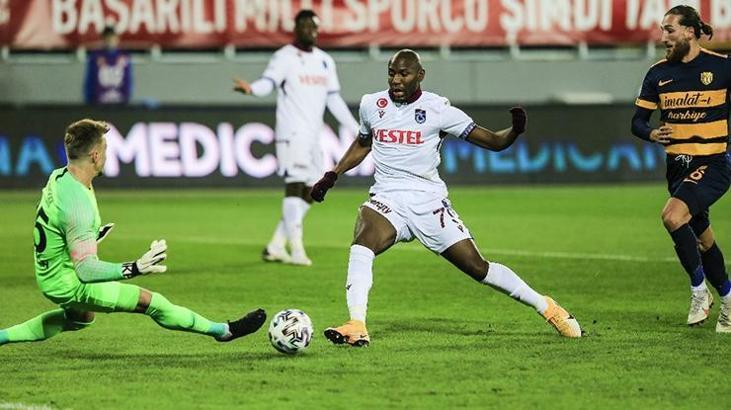 Trabzonspor'da 4 forvetin toplamı Sörloth etmedi