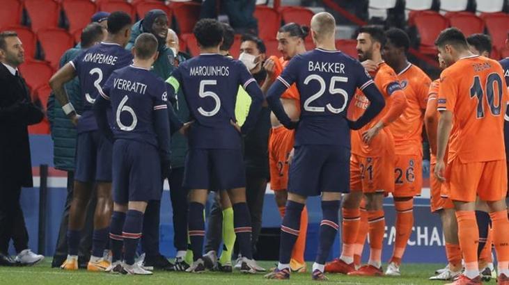 Webo'ya ırkçılık yapıldı PSG- Başakşehir maçı yarıda kaldı!
