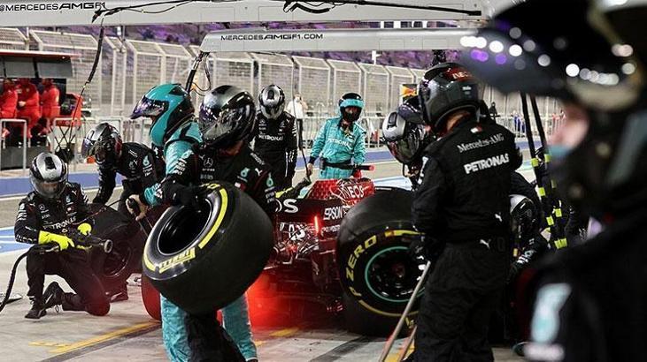 Mercedes Sakhir GP'de telsizle yaşanan sorunu açıkladı