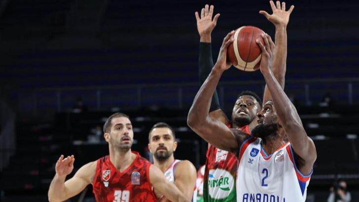 Anadolu Efes - Pınar Karşıyaka maç sonucu: 74-61