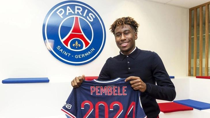 PSG, Timothee Pembele'nin sözleşmesini yeniledi