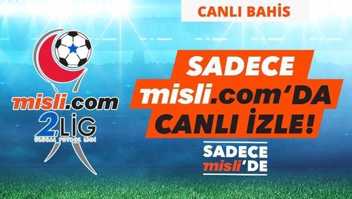 Misli.com 2. Lig Canlı Yayınları ve Canlı İddaa