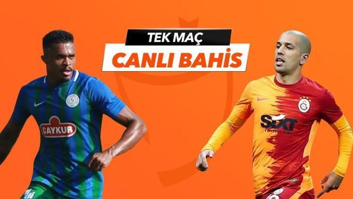 Rizespor-Galatasaray canlı bahis heyecanı Misli.com'da