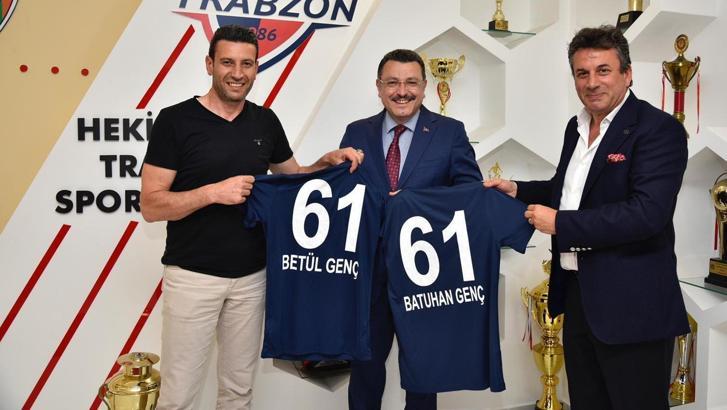 Başkan Ahmet Metin Genç, Hekimoğlu Trabzon FK'yı ziyaret etti