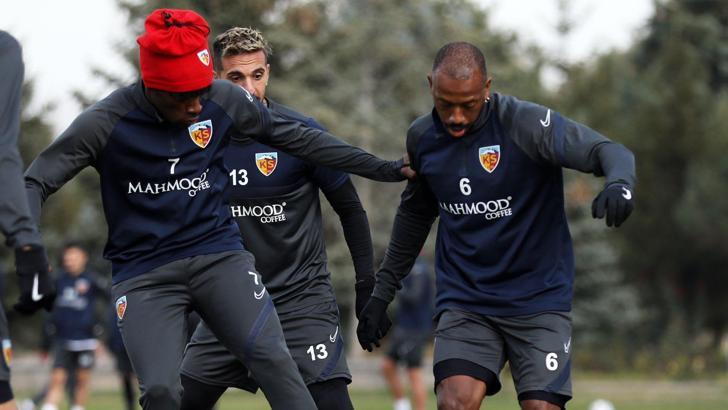 Kayserispor'da Galatasaray maçı hazırlıkları sürdü