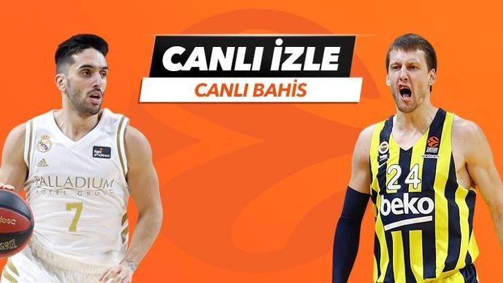Real Madrid - Fenerbahçe Beko maçı iddaa oranları! Heyecan misli.com'da