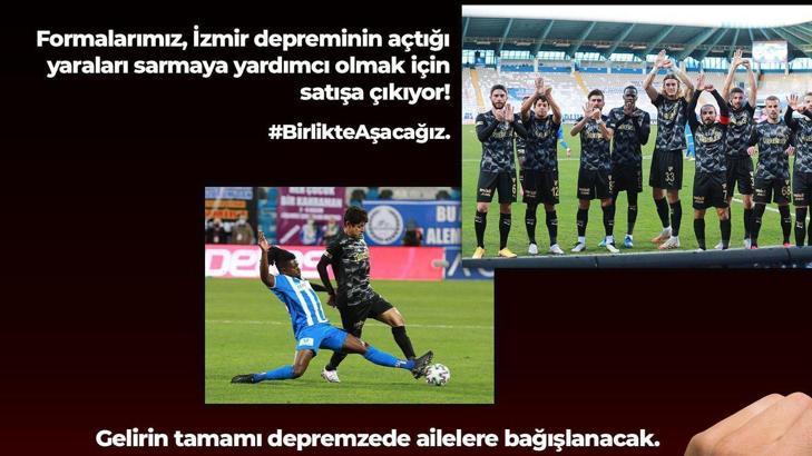 Göztepe depremzeler için kampanya başlattı