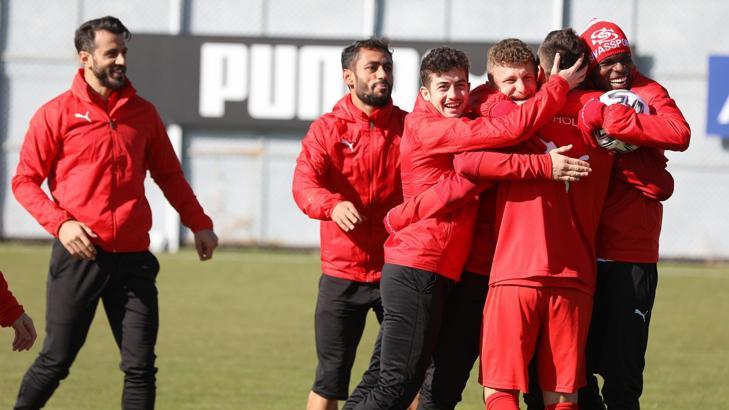 Sivasspor'da Fatih Karagümrük maçı hazırlıkları devam etti