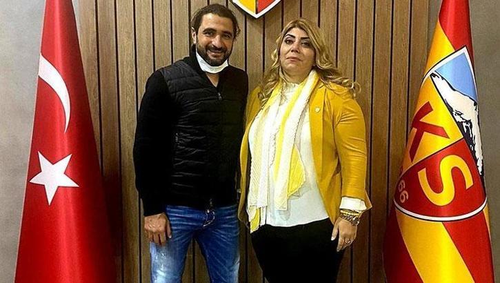 Kayserispor Başkanı Berna Gözbaşı Bülent Bölükbaşı'na başarı diledi