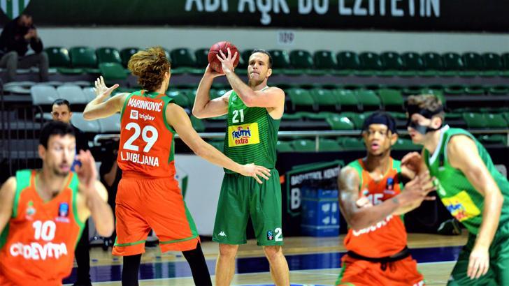 Frutti Extra Bursaspor - Cedevita Olimpija Ljubljana maç sonucu: 80-97