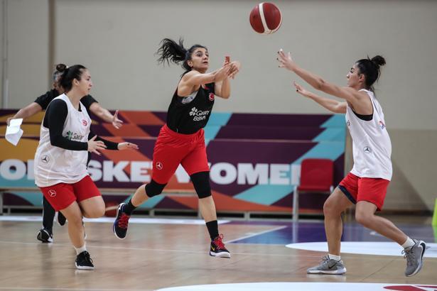 A Milli Kadın Basketbol Takımı, Sırbistan maçı hazırlıklarını sürdürdü