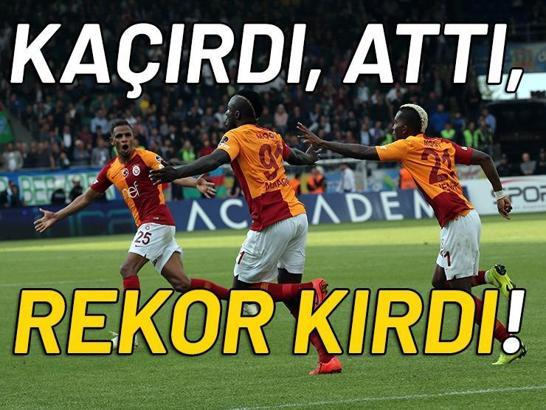 Olay adam Diagne kaçırdı, attı, rekor kırdı
