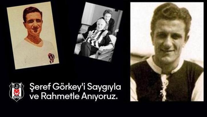 Beşiktaş'ta Şeref Görkey anıldı