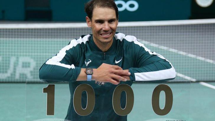 Rafael Nadal, 1000. tekler galibiyetini elde etti