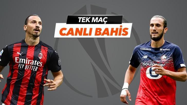 Milan - Lille maçı iddaa oranları! Heyecan misli.com'da