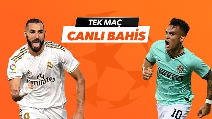 Real Madrid - Inter maçı iddaa oranları! Heyecan misli.com'da