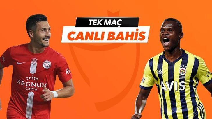 Antalyaspor - Fenerbahçe maçı iddaa oranları! Heyecan misli.com'da
