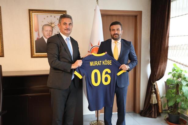 Ankaragücü Başkanı Fatih Mert'ten ABB Grup Başkanvekillerine ziyaret