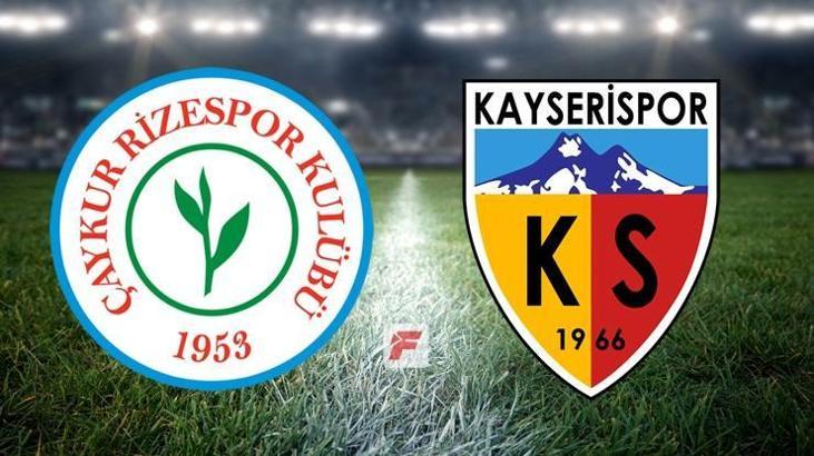 Çaykur Rizespor - Kayserispor (CANLI)