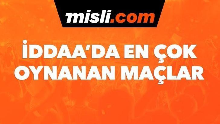 Misli.com Günün En Çok Oynanan Maçları