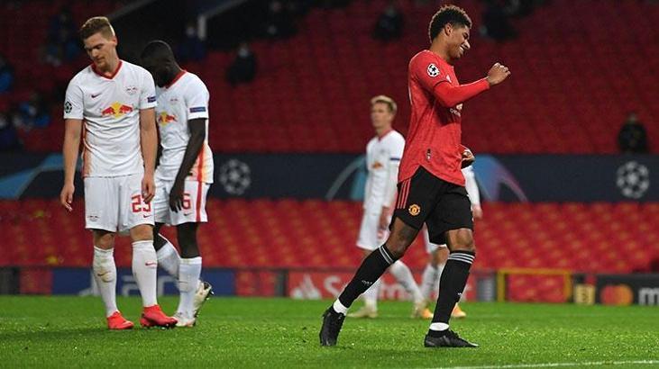 Manchester United - Leipzig maç sonucu: 5-0